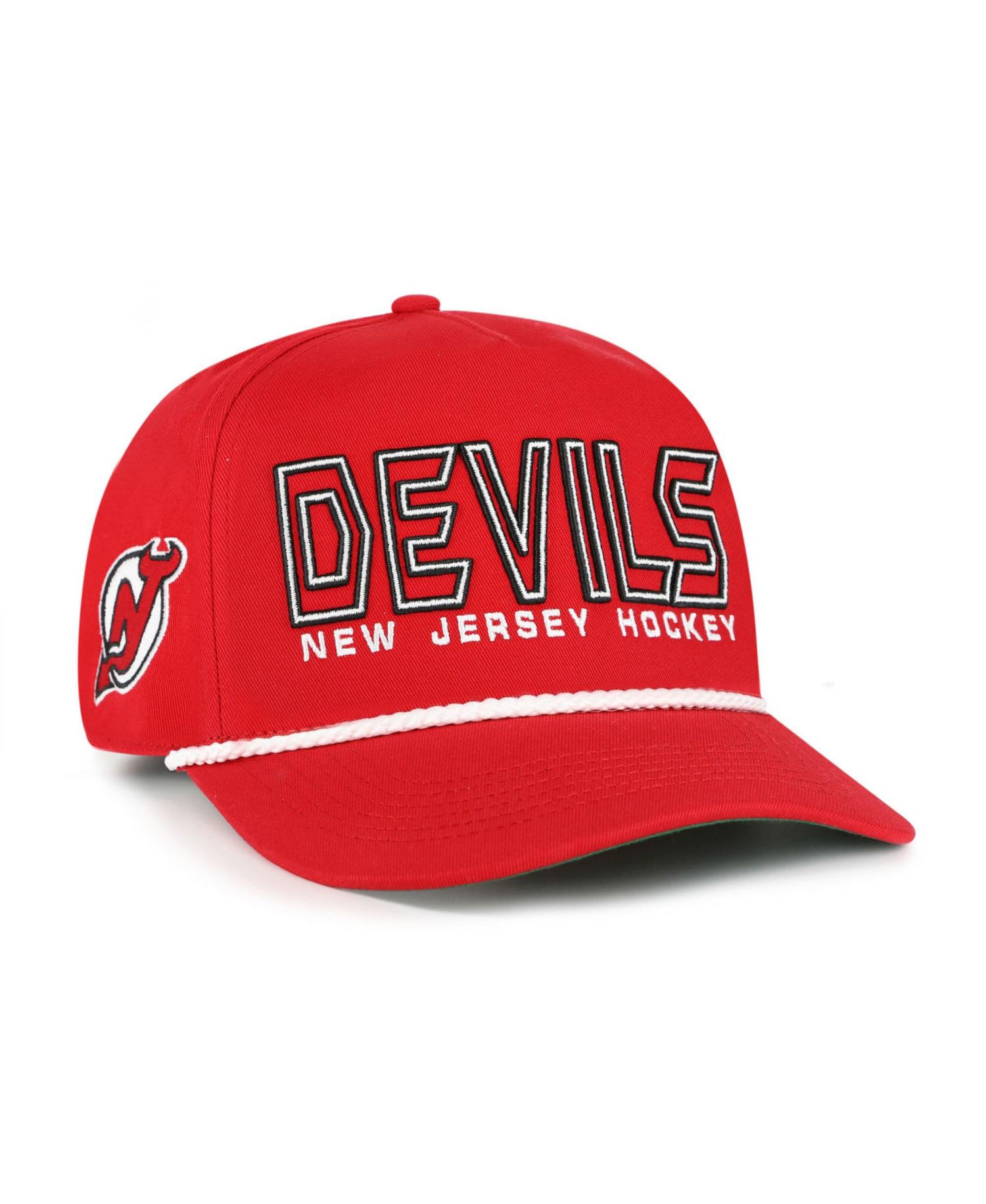 Men's '47 Red New Jersey Devils Byline Hitch Adjustable Hat