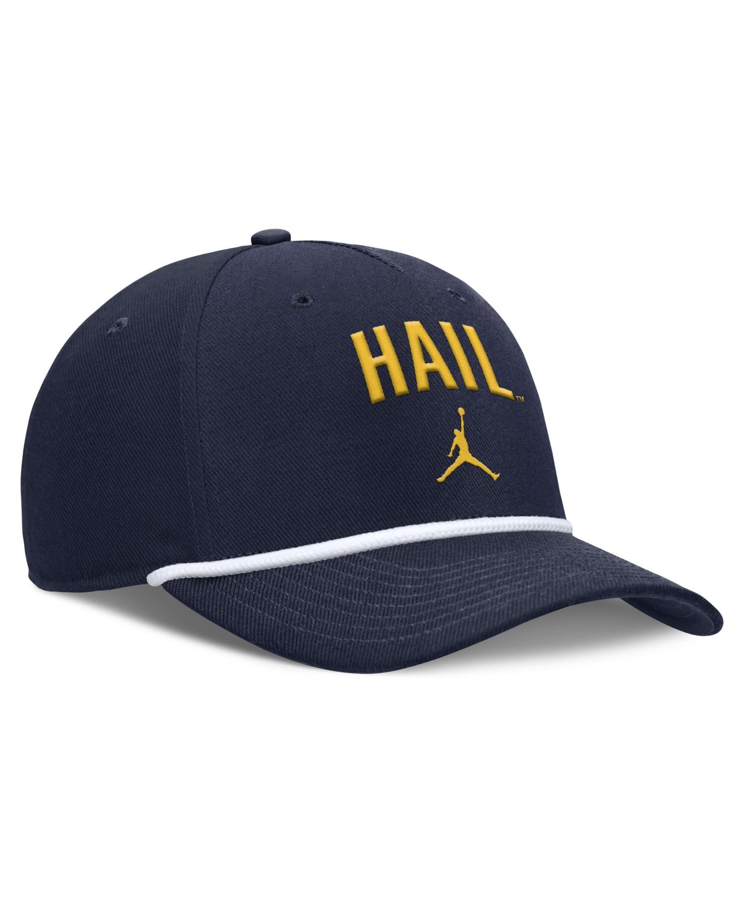 Men's Navy Michigan Wolverines Rise Campus Adjustable Hat