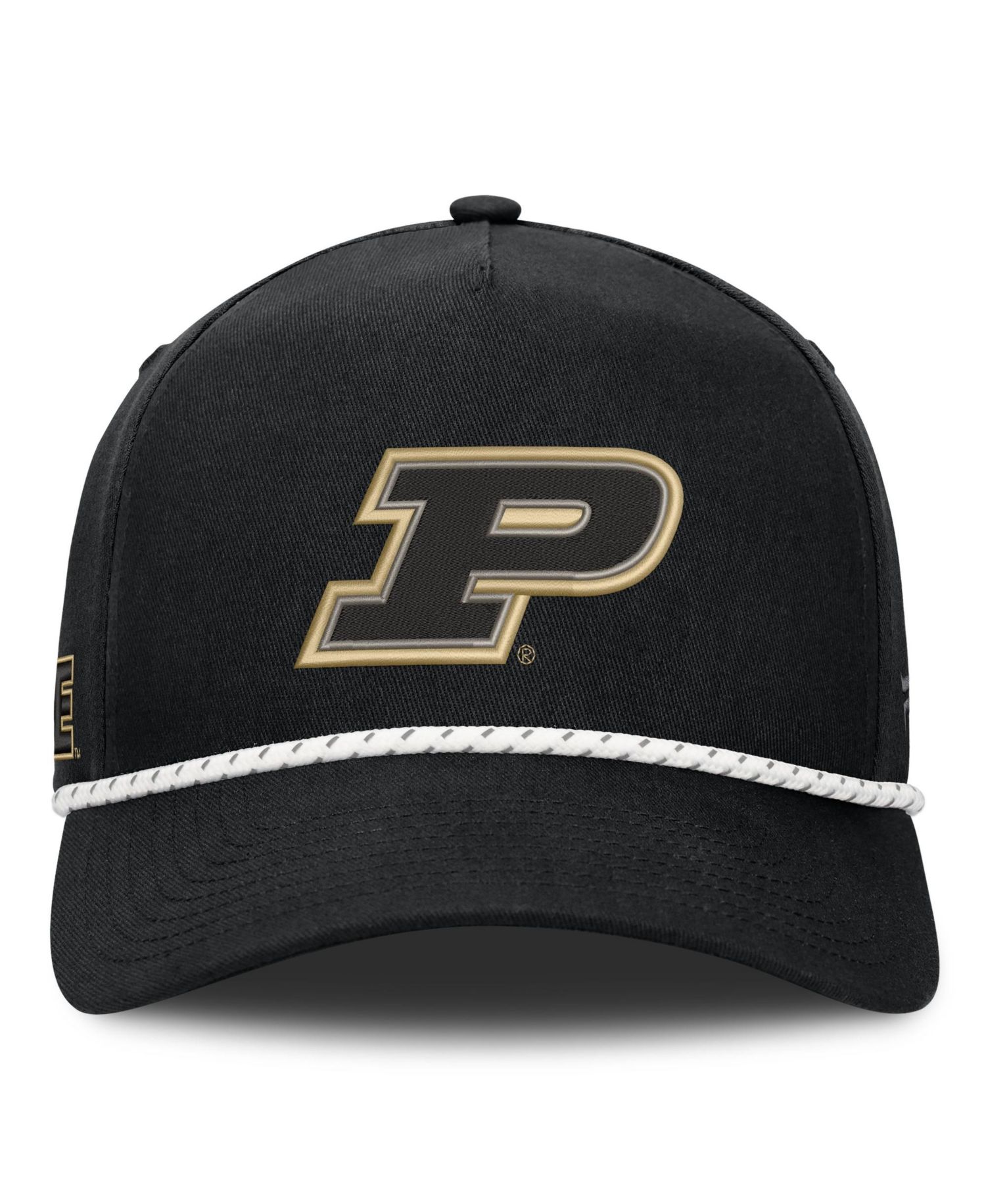 Men's Black Purdue Boilermakers Undertone Rope Adjustable Hat