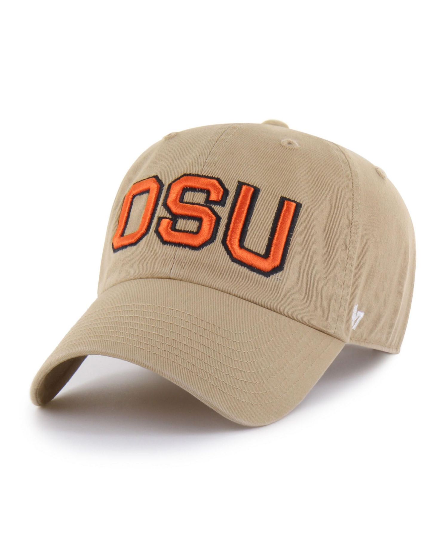 Men's '47 Khaki Oregon State Beavers Vault Clean Up Adjustable Hat