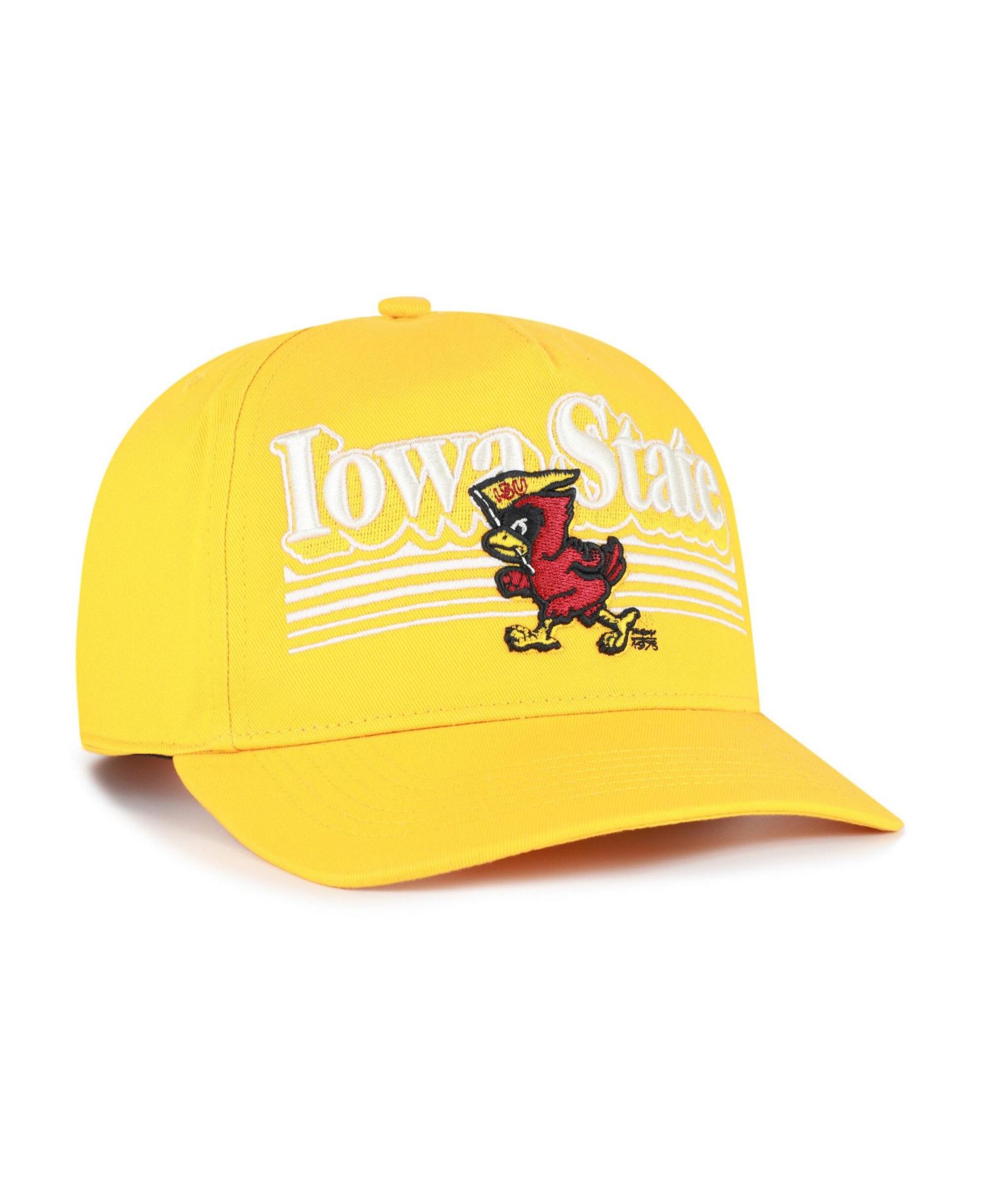 Men's '47 Gold Iowa State Cyclones Script Fade Hitch Adjustable Hat