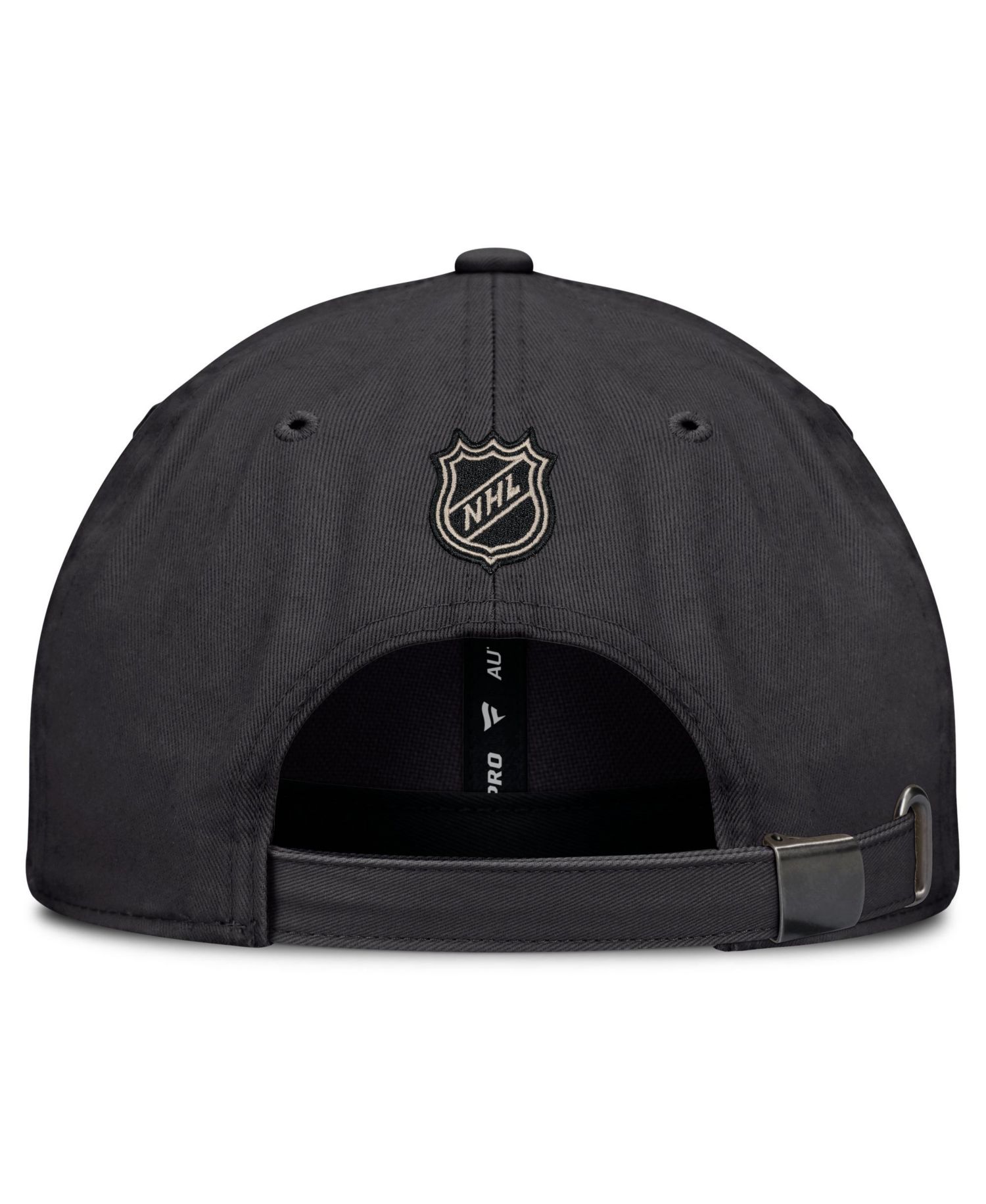 Men's Charcoal Boston Bruins Road Phantom Washed Adjustable Hat
