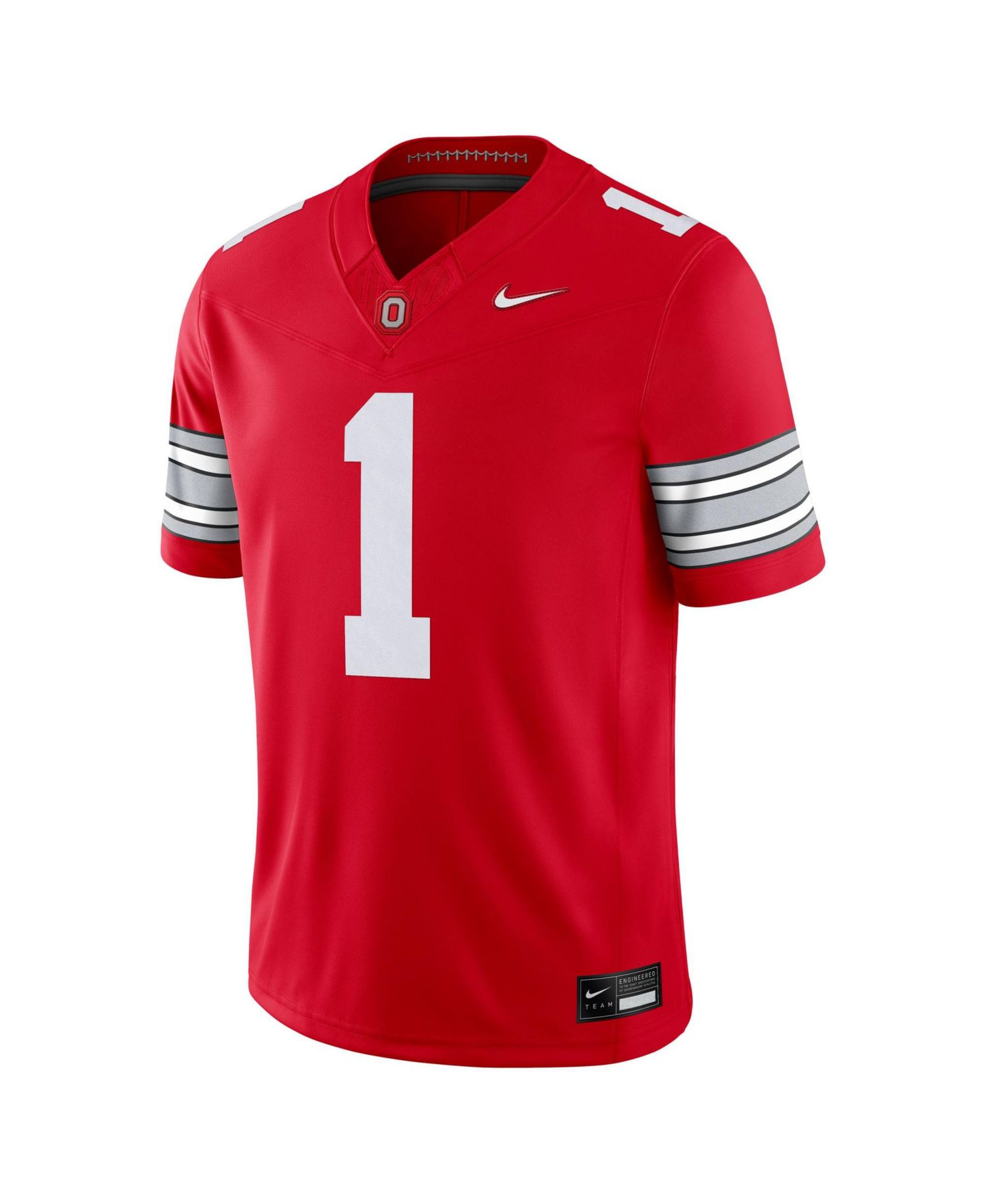Men's #1 Scarlet Ohio State Buckeyes Home Vapor F.U.S.E. Limited Football Jersey