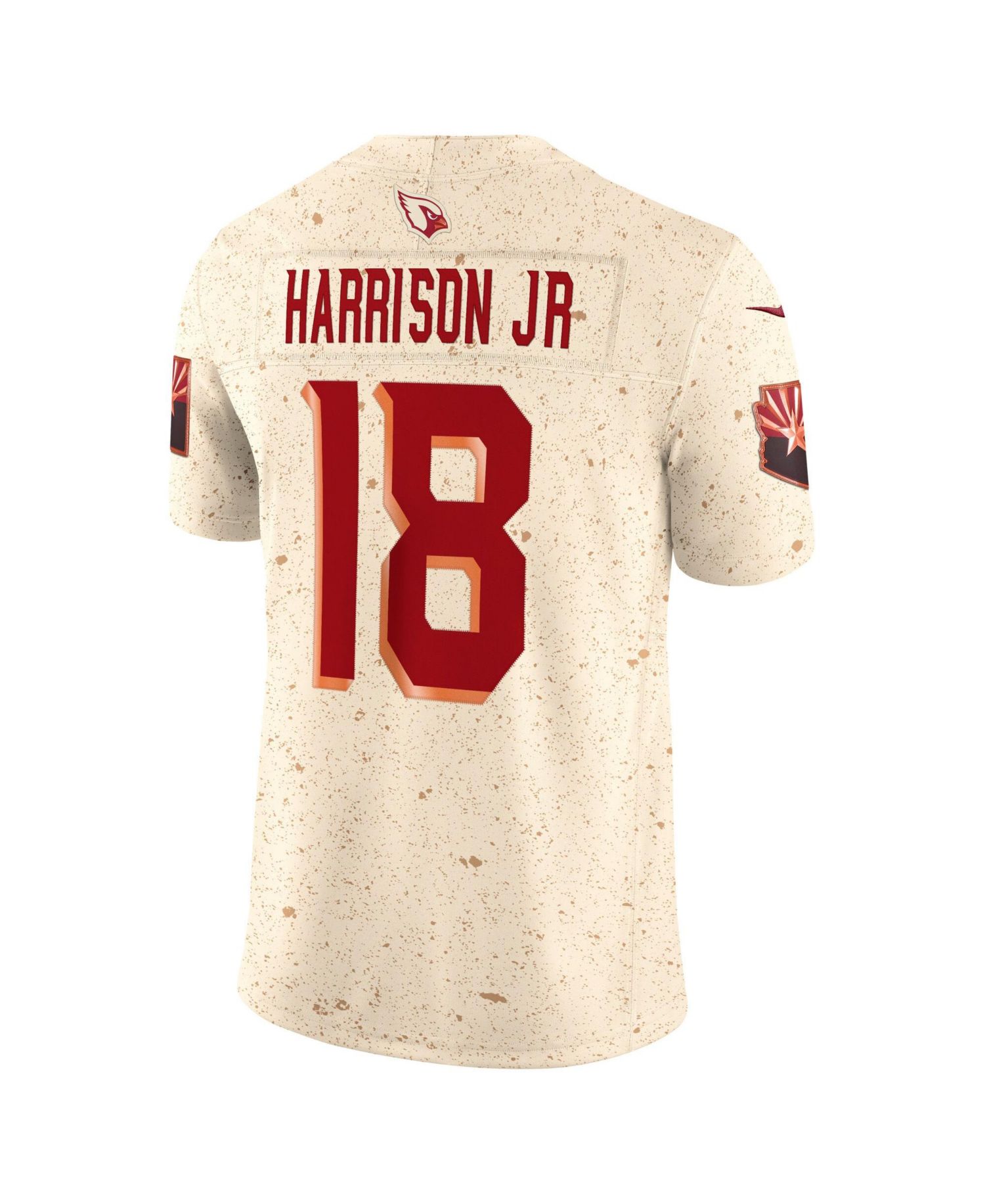 Men's Marvin Harrison Jr. Natural Arizona Cardinals 2025 Rivalries Collection Stitched Limited Jersey