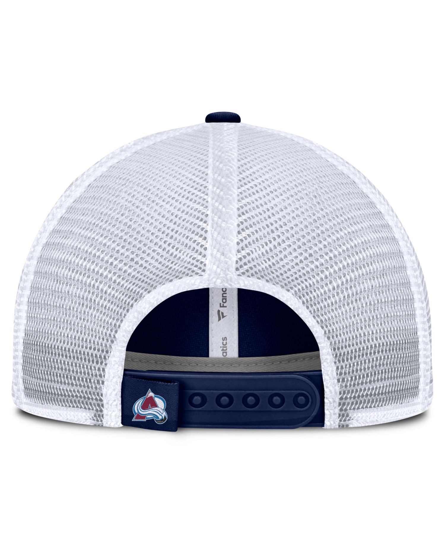 Men's Navy Colorado Avalanche Fundamental Underline Trucker Adjustable Hat