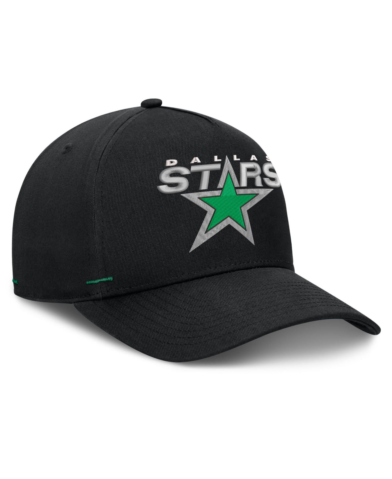 Men's Black Dallas Stars Alternate Authentic Pro Rink A-Frame Adjustable Hat