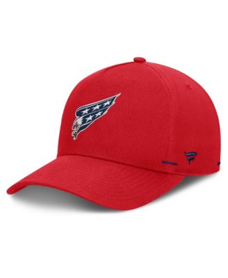 Men's Red Washington Capitals Alternate Authentic Pro Rink A-Frame Adjustable Hat