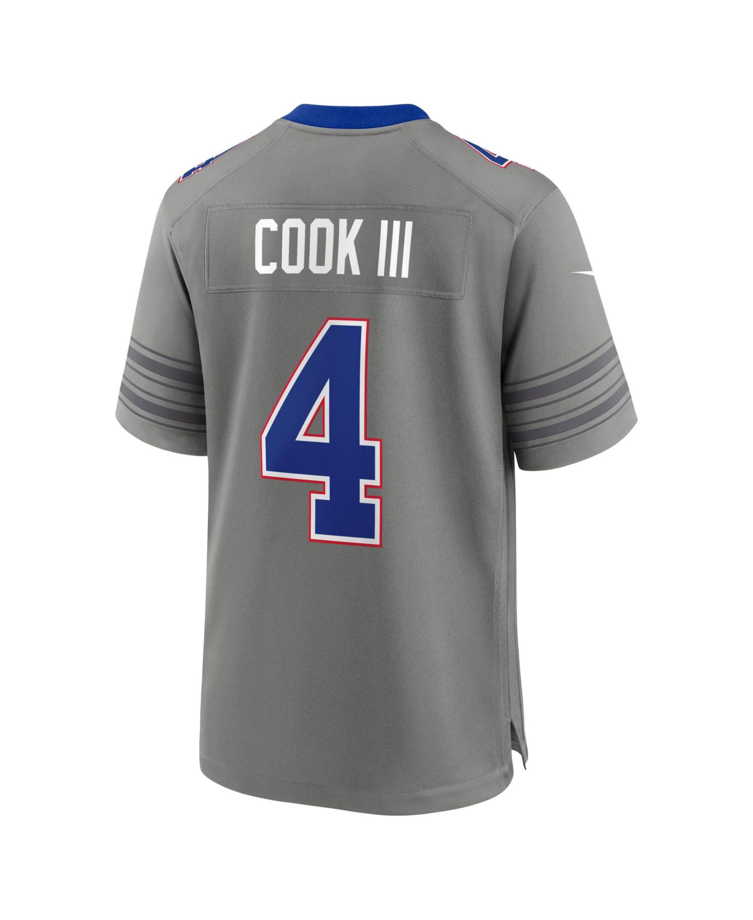 Men's James Cook III Gray Buffalo Bills Nickel City Game Jersey