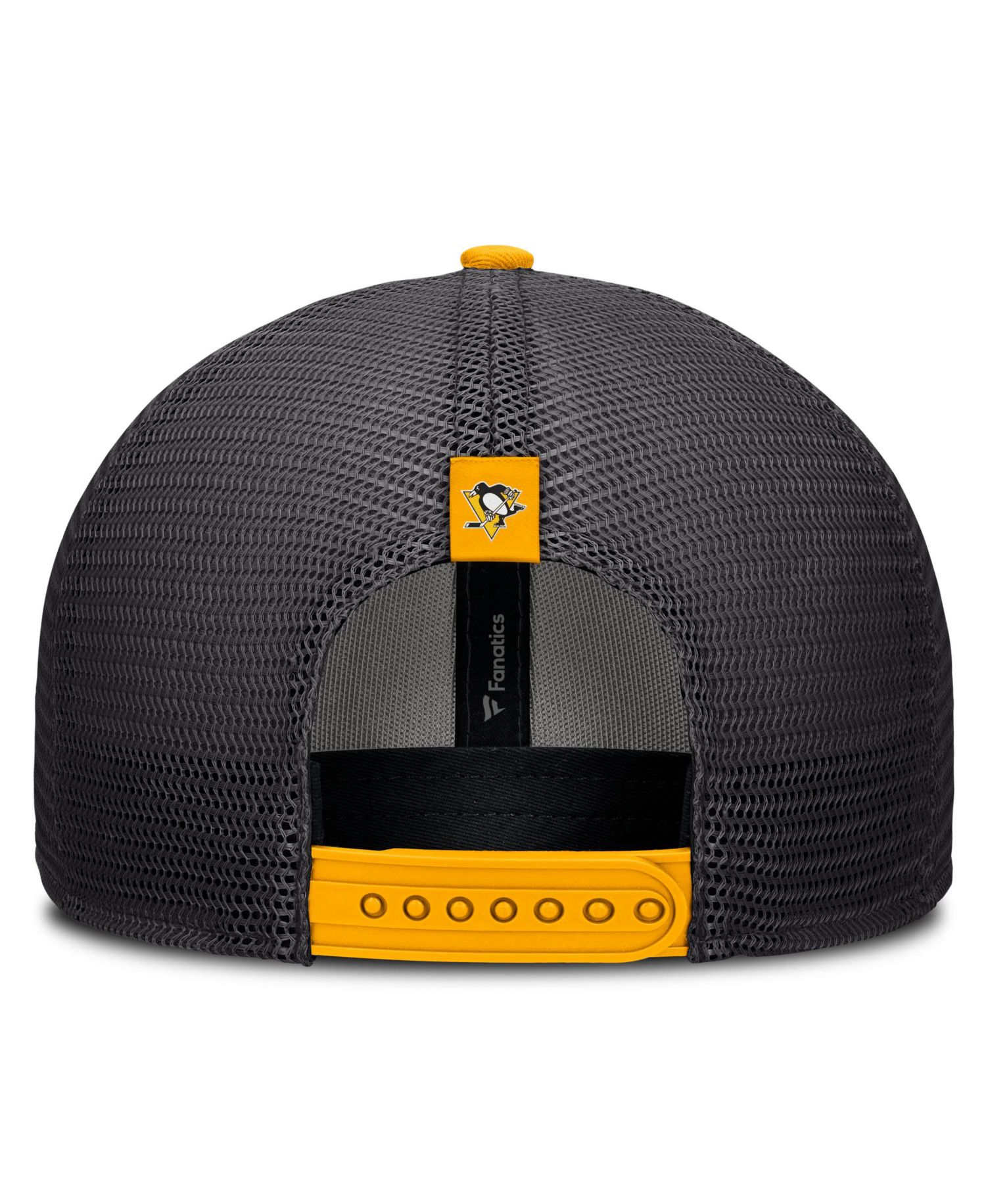 Men's Black Pittsburgh Penguins Fundamental Limits Trucker Adjustable Hat