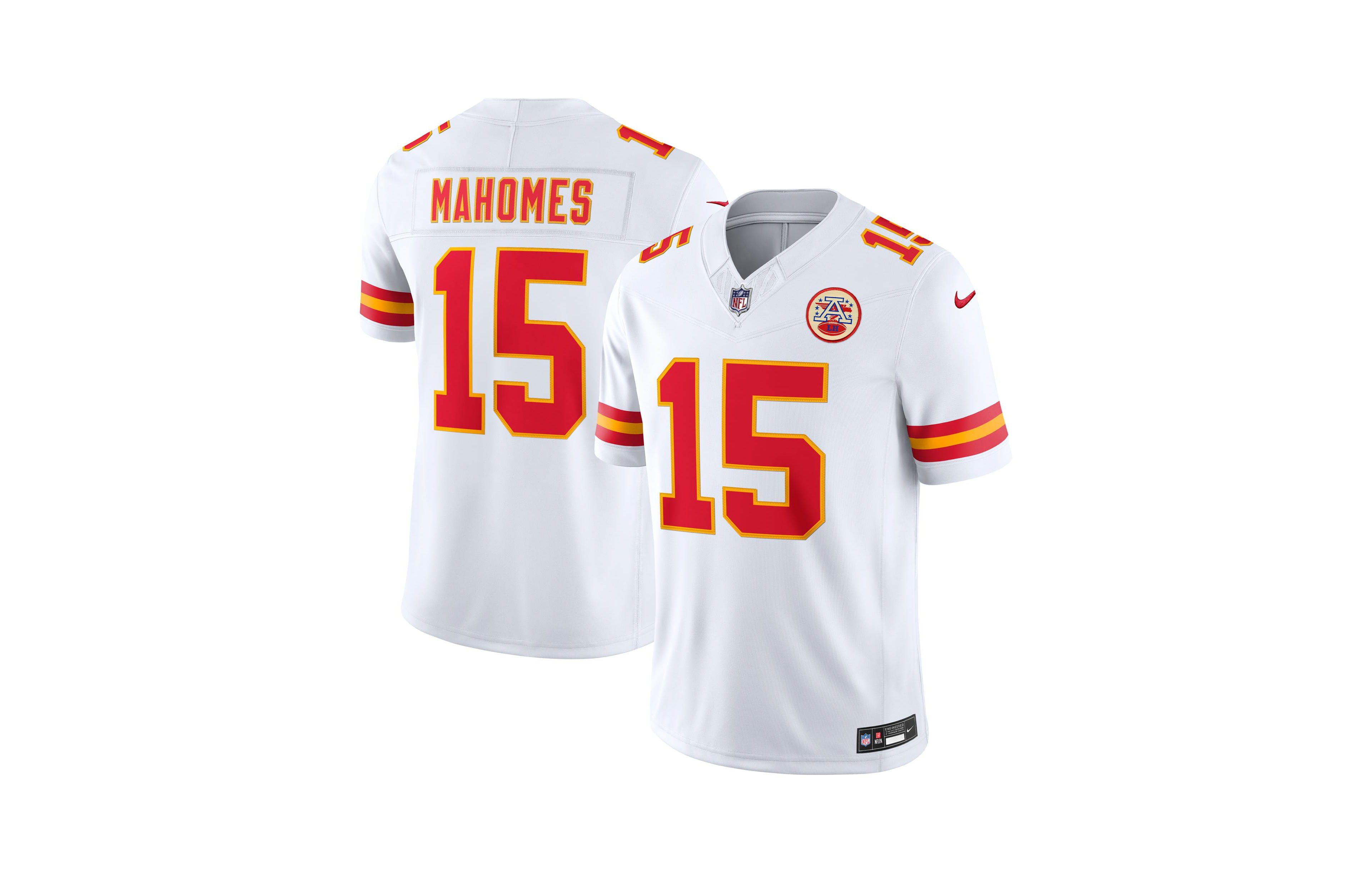 Nike Men's Patrick Mahomes Kansas City Chiefs Vapor F.u.s.e. Limited V-Neck Jersey