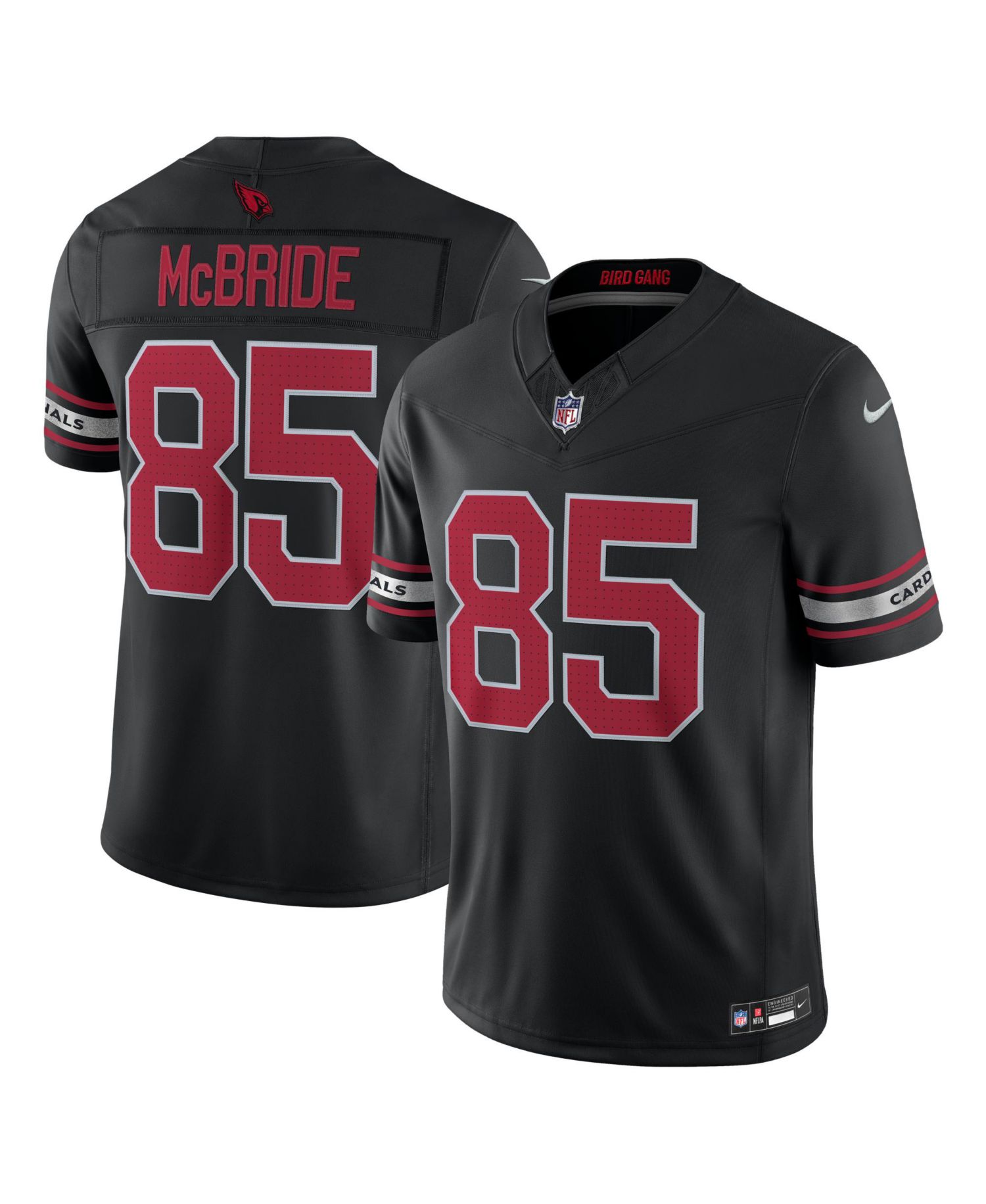 Men's Trey McBride Black Arizona Cardinals Alternate Vapor F.U.S.E. Stitched Limited Jersey