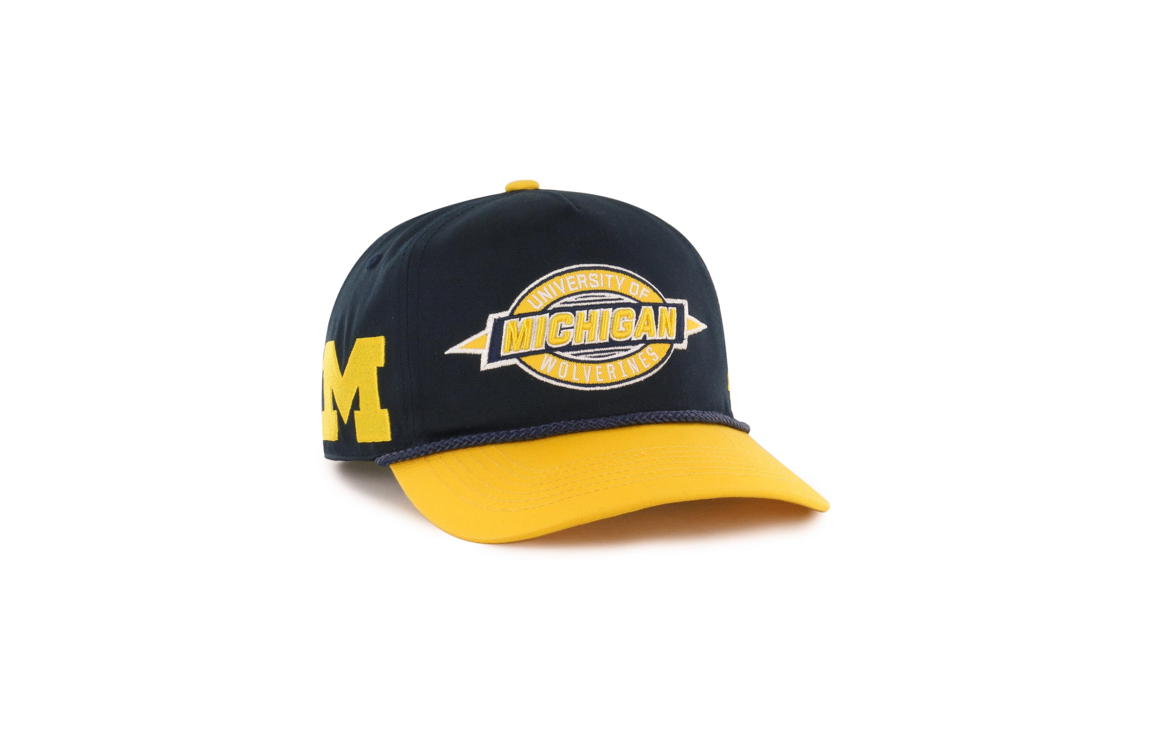 '47 Brand Michigan Wolverines Retro Frame Out Baseball Cap