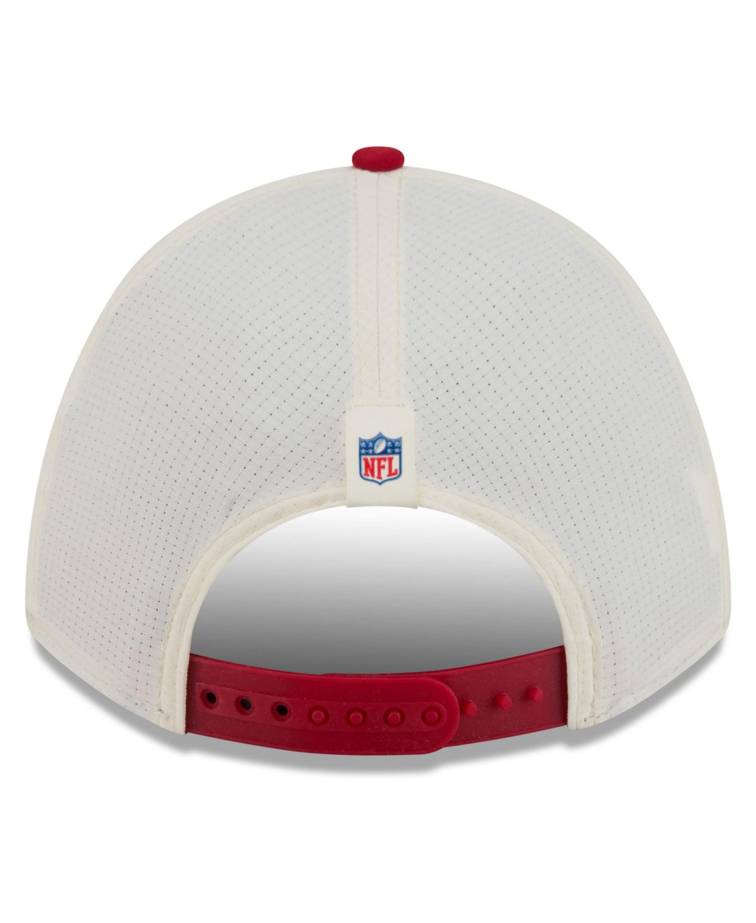 Big Boys and Girls Cream/Scarlet San Francisco 49ers 2026 Training Camp 9FORTY M-Crown Adjustable Hat