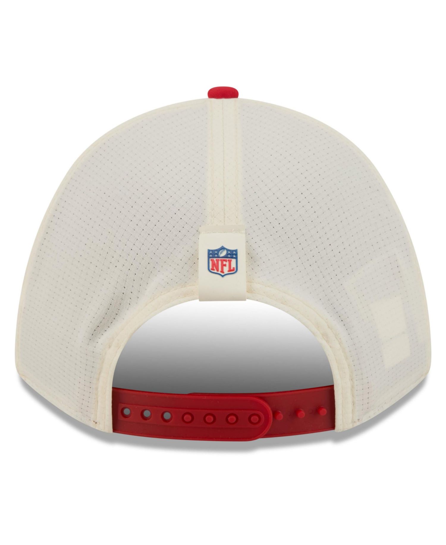 Big Boys and Girls Cream/Red Kansas City Chiefs 2026 Training Camp 9FORTY M-Crown Adjustable Hat