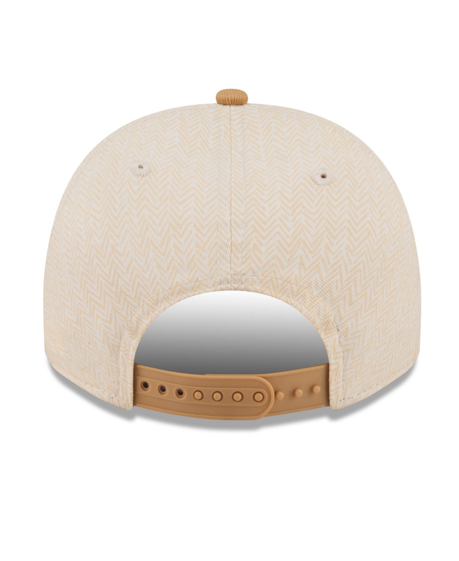 Men's Cream Los Angeles Lakers Herringbone 9FIFTY A-Frame Snapback Hat