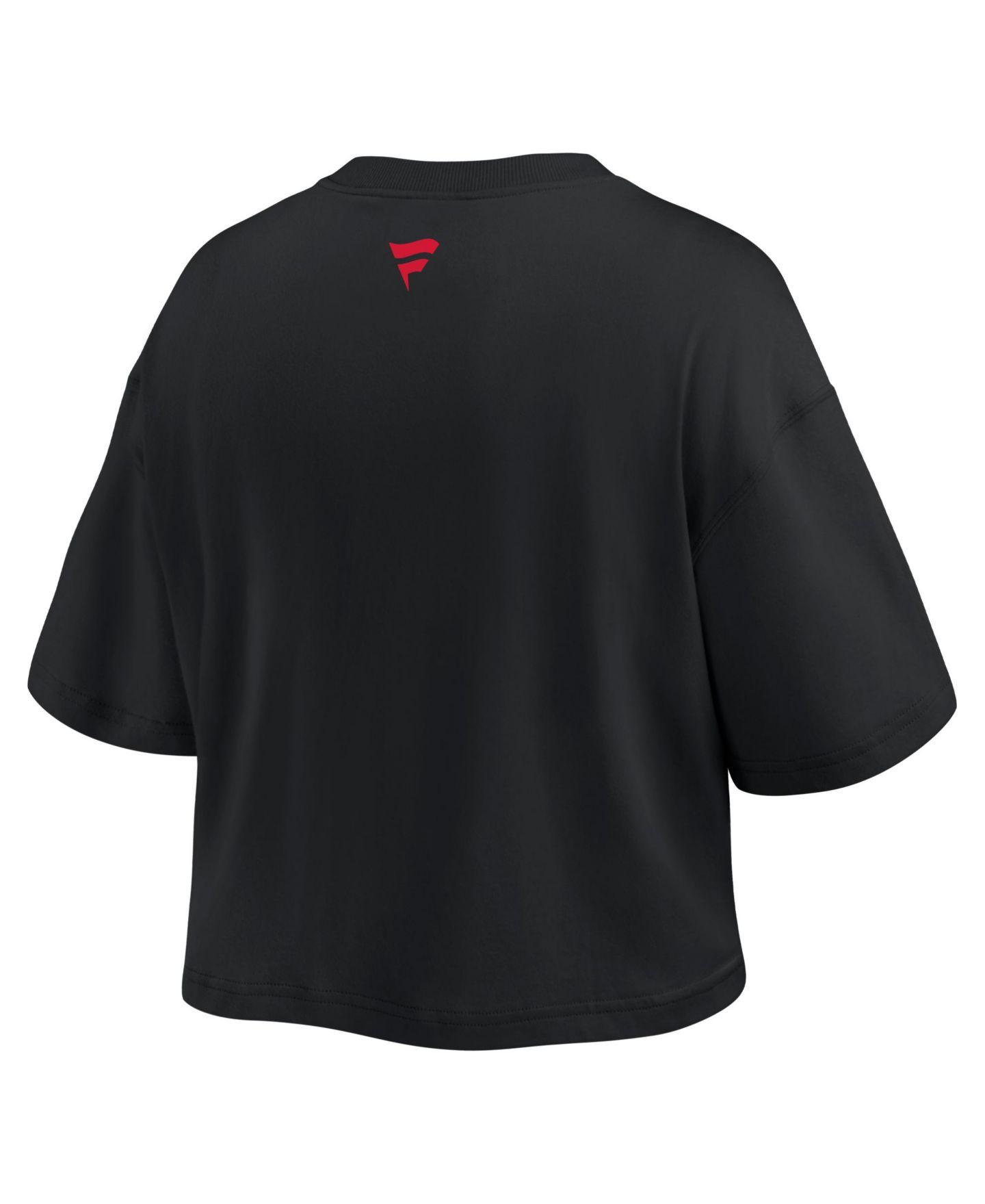 Женская футболка Fanatics Black New England Patriots Americana Cropped — фото 3