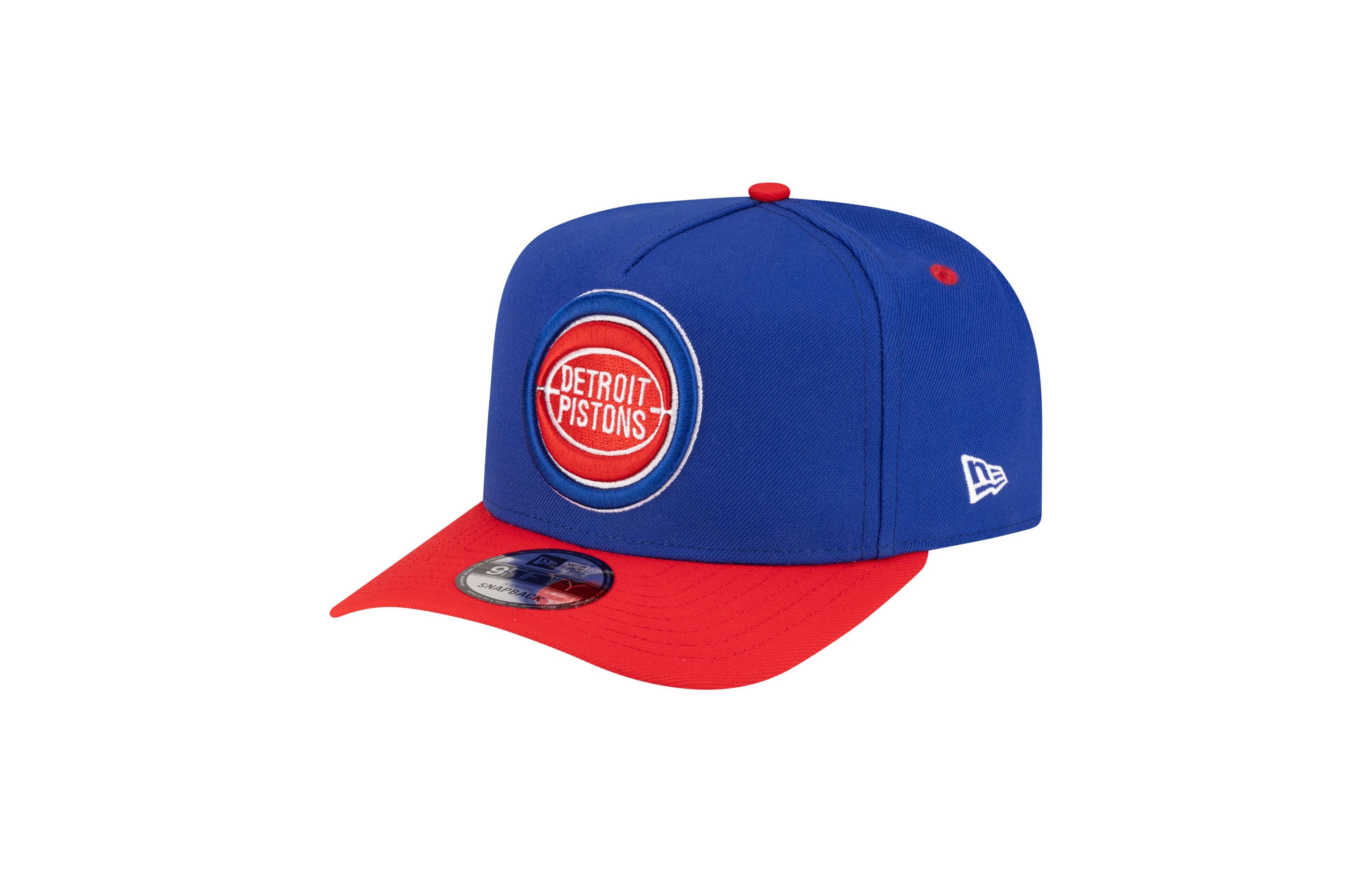 New Era Detroit Pistons Throwback 9FIFTY A-Frame Snapback Hat