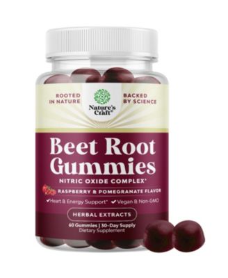 Beet Root Gummies with Grapeseed, Pomegranate and Vitamin B12 | 60 Count