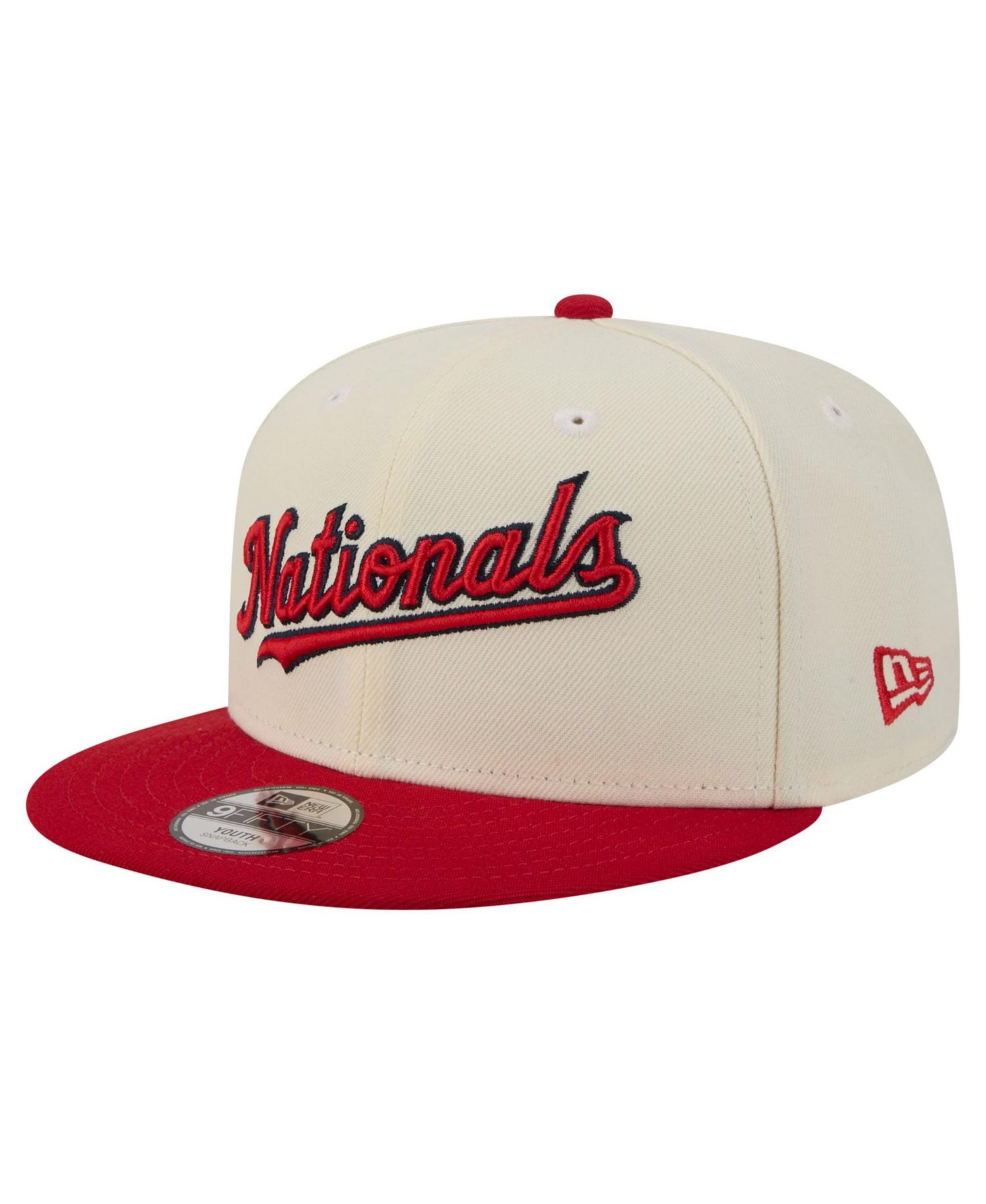 Big Boys and Girls White Washington Nationals Two-Tone 9FIFTY Snapback Hat