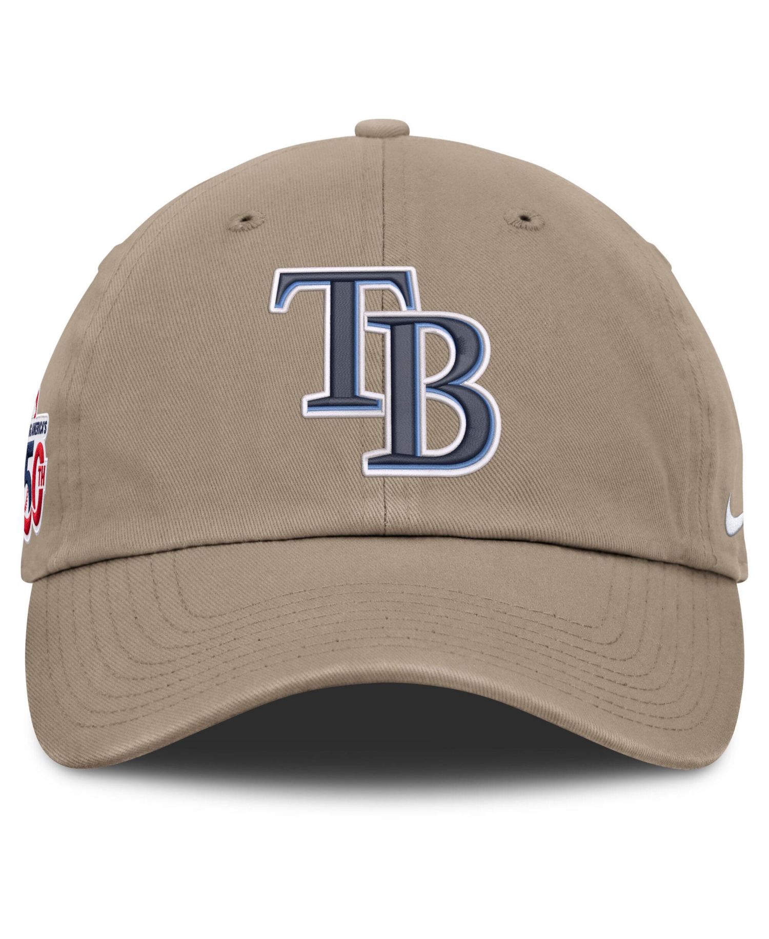 Men's Khaki Tampa Bay Rays Celebrating America's 250th Club Adjustable Hat