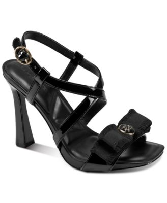 Women's Currin Stiletto-Heel Square-Toe Strappy Sandals