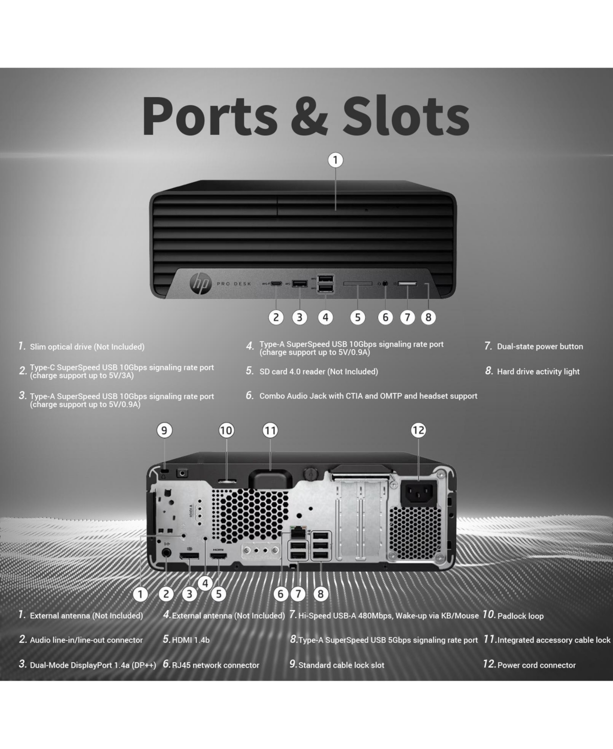 Hp ProDesk 400 G9 Business Small Form Factor Desktop with Intel Core i7-14700, 32GB DDR5, 512GB Ssd
