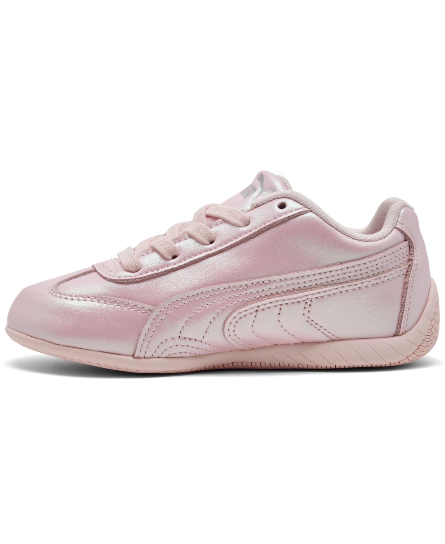 Детские кроссовки Puma Little Girls' Speedcat OG Suede and Leather Retro, цвет: Jasmine Flower — фото 3