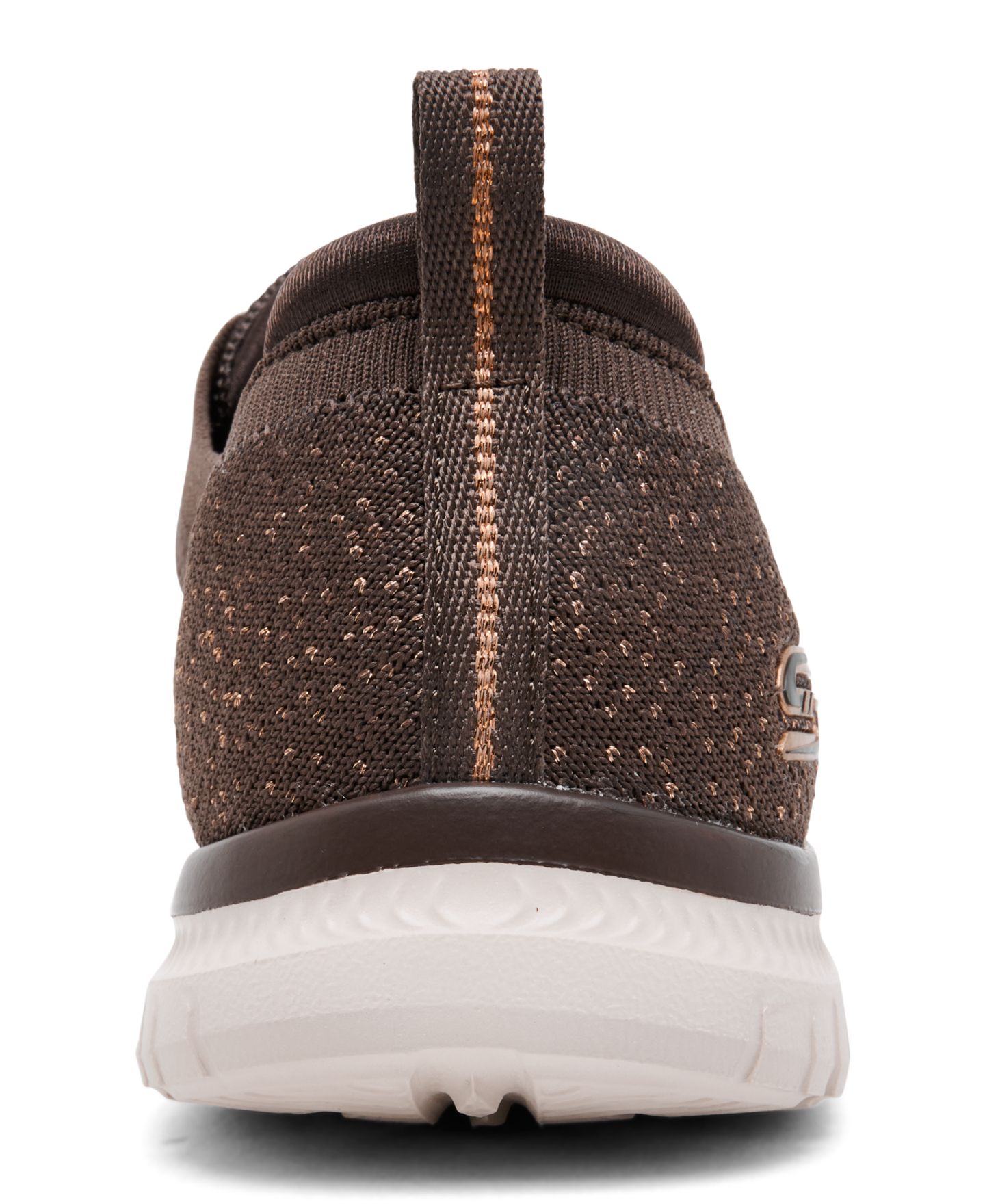Женские кроссовки Skechers Virtue - Copper Dream Walking Memory Foam, цвет: Шоколадный — фото 4
