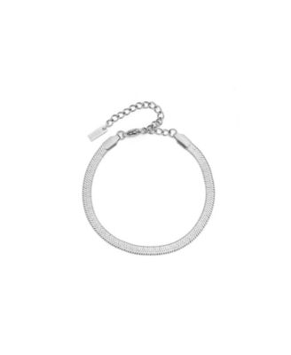 Adjustable Herringbone Anklet