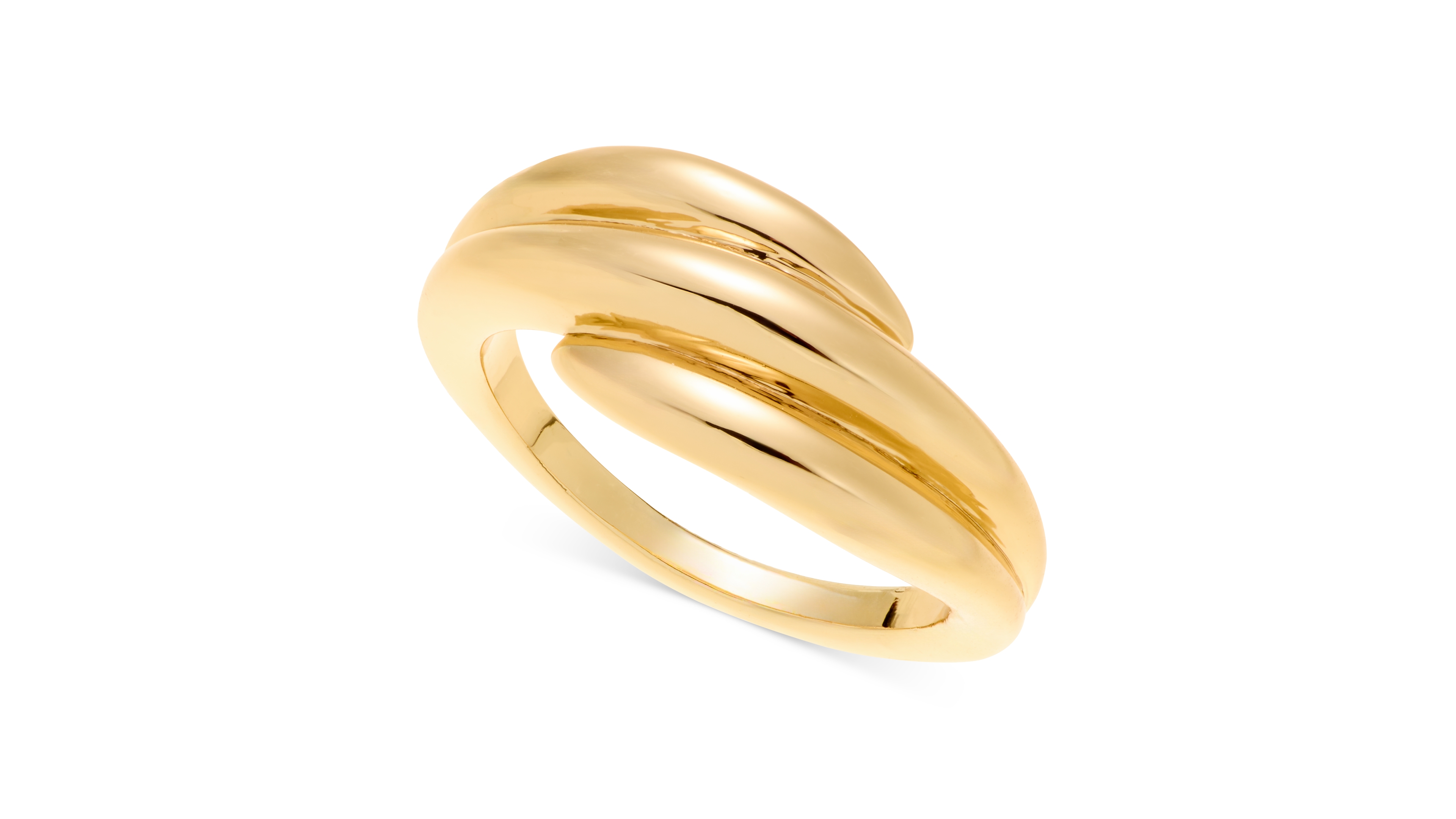Lauren Ralph Lauren Gold-Tone Puffy Ring