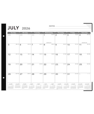 Desk Calendar Monthly Planner With Desktop Mat For Home Office School