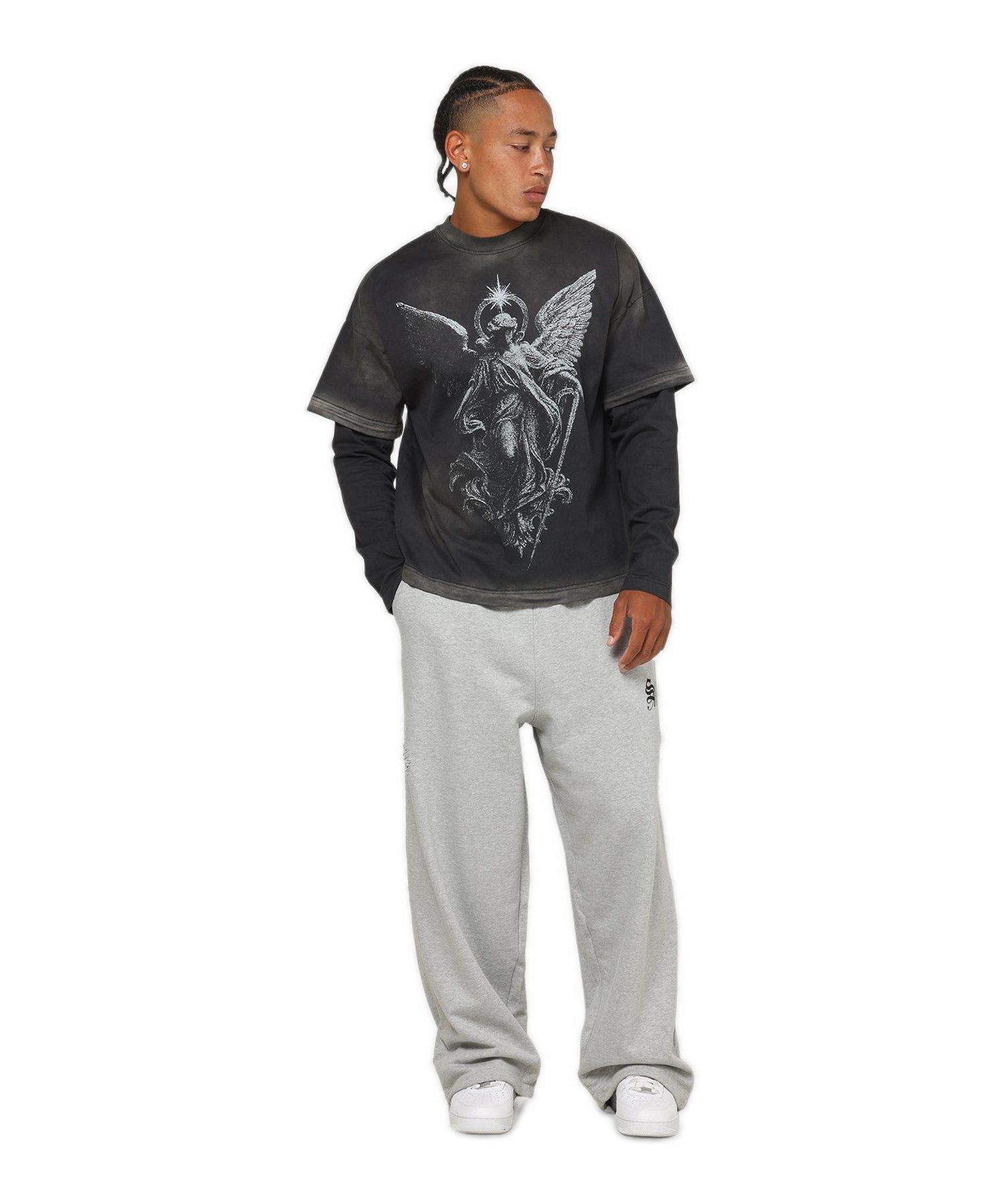 Men's Celestial Layered Long Sleeve T-Shirt
