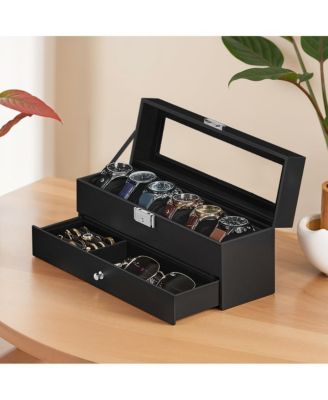 Jewelry Box Flocking Fabric Organizer with Floating Base