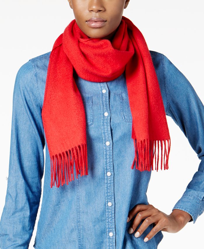 Charter Club Solid Woven Cashmere Scarf, Created for Macy's Macy's