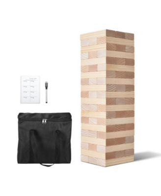 Giant Tumbling Tower Game, 60 Blocks, Ages 6+
