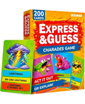 Express and Guess Charades 200-Card Family Party Game, Ages 6+