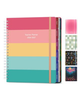 Academic Year Teacher Lesson Planner Deluxe Monthly Tabs Homeschool Planning Book