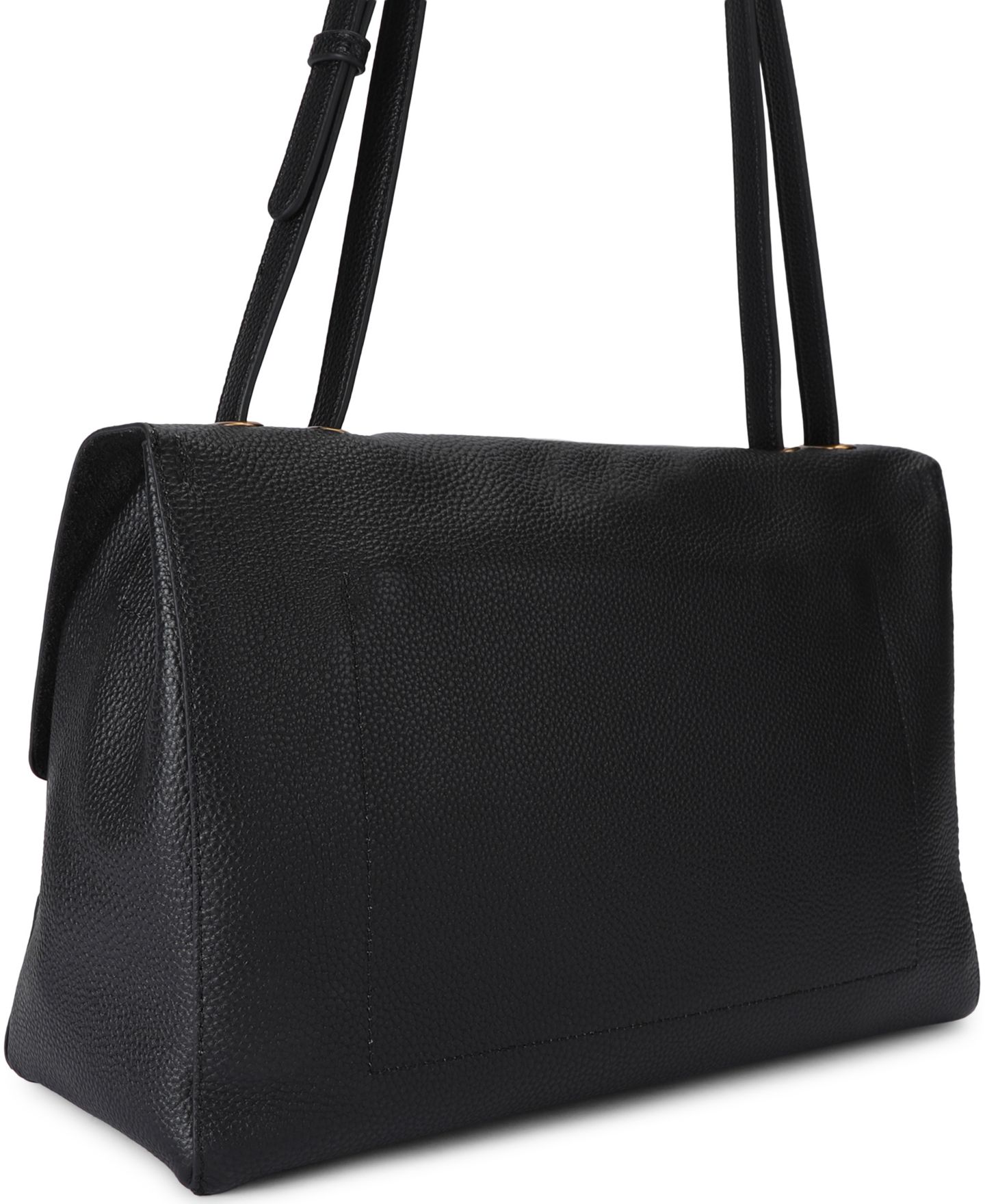 Женская сумка Kurt Geiger London Chelsea Large Slouch Flap Leather Shoulder, цвет: Чёрный — фото 2