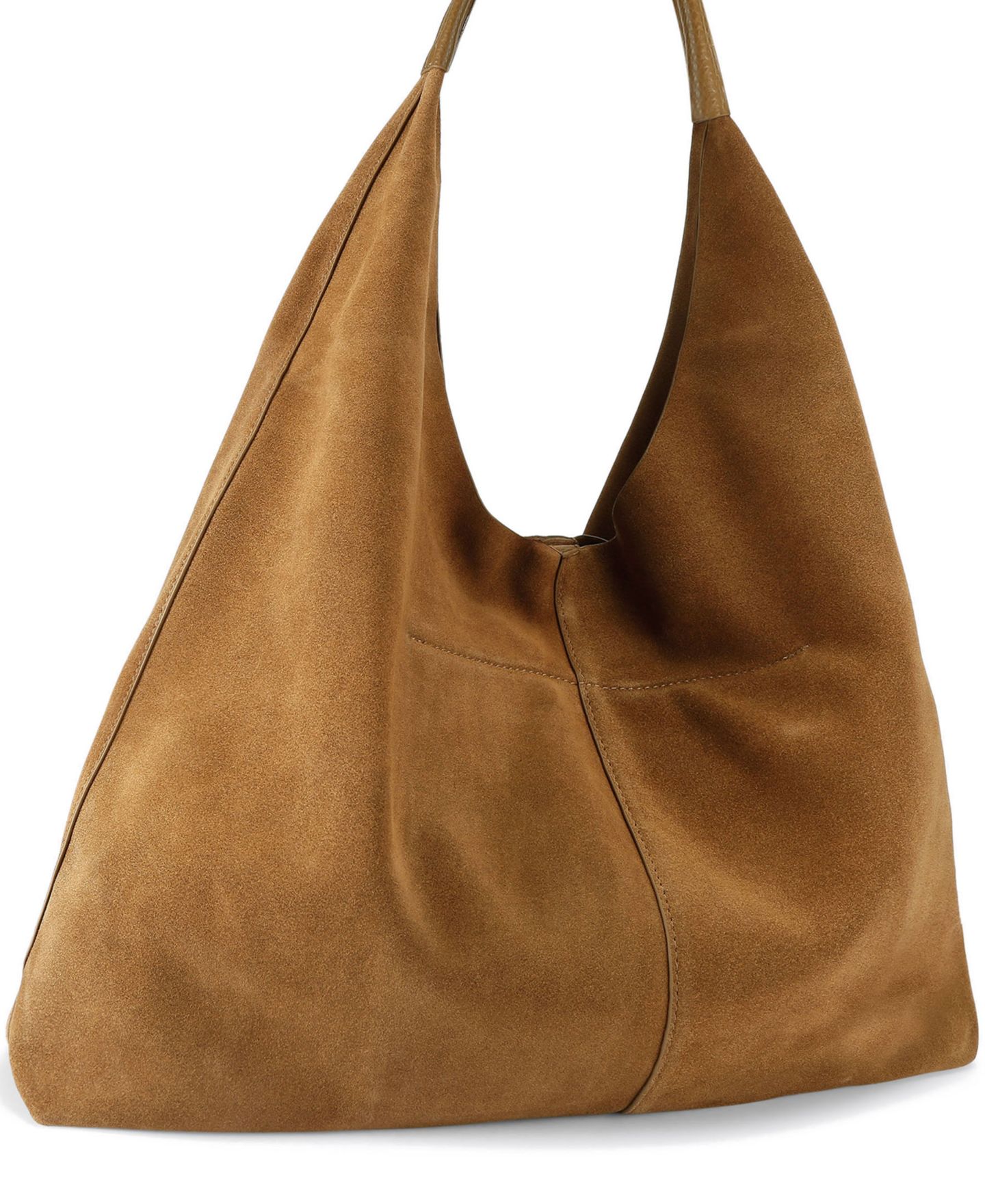 Женская сумка Kurt Geiger London Large Chelsea Slouch Suede Hobo, цвет: Светлый коричневый — фото 3