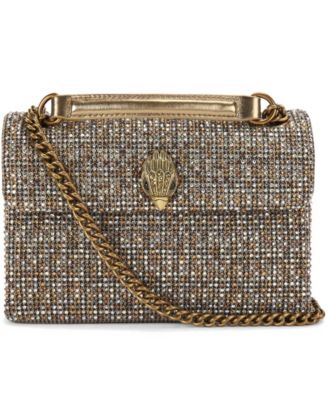 Medium Fabric Kensington Embellished Shoulder Bag