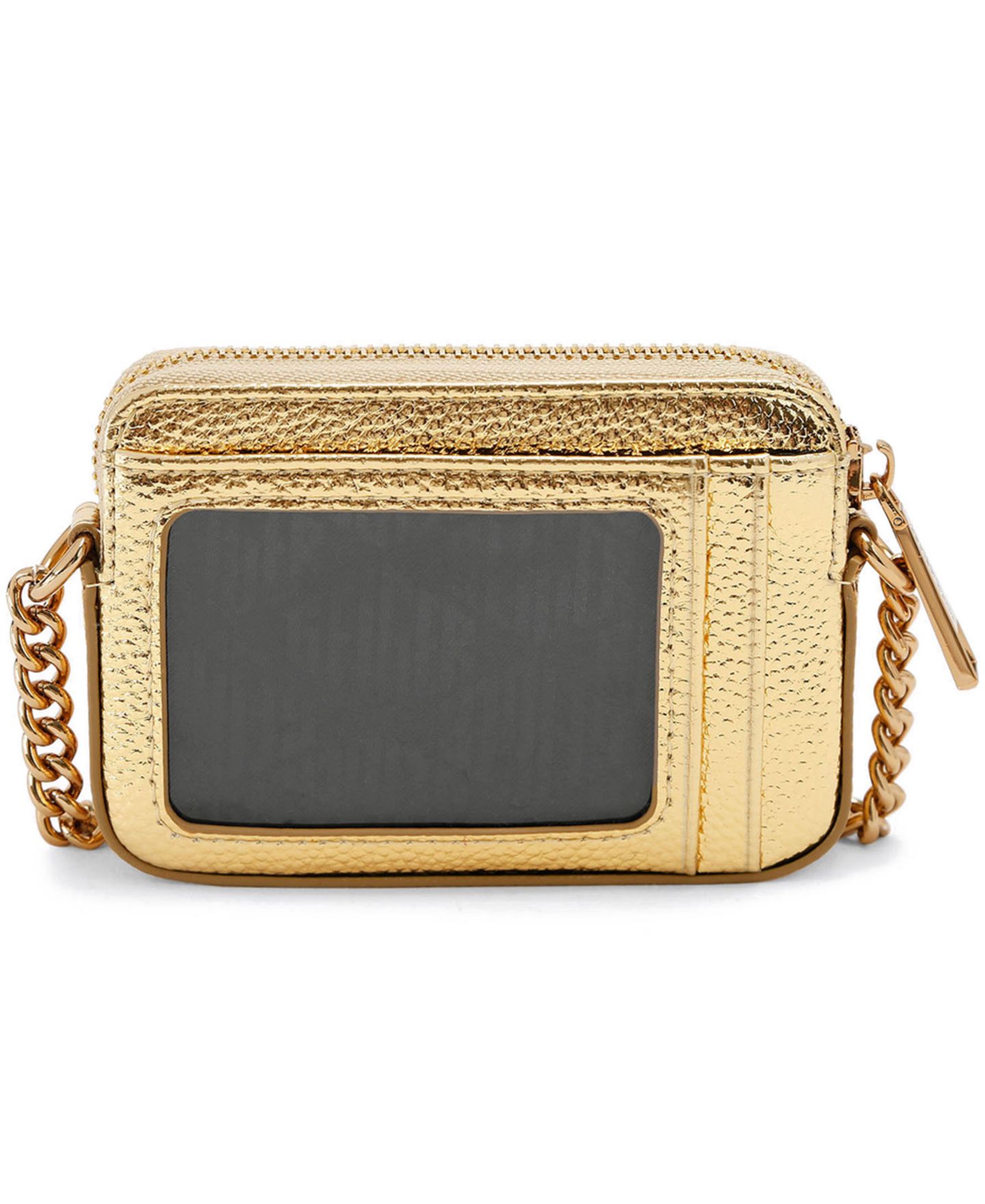Женская сумка Kurt Geiger London Micro Kensington Camera Quilted Crossbody, цвет: Золотой — фото 3