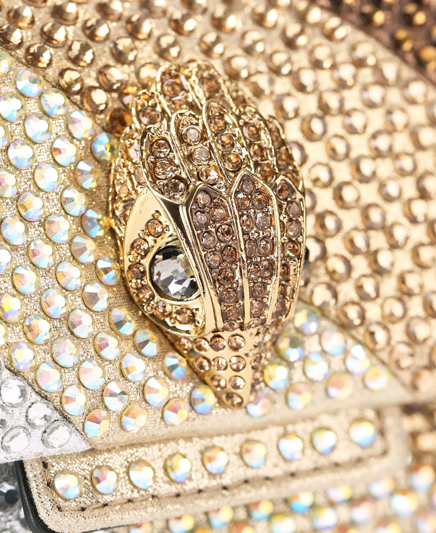 Женская сумка Kurt Geiger London Mini Kensington Embellished Crossbody, цвет: Серый — фото 7