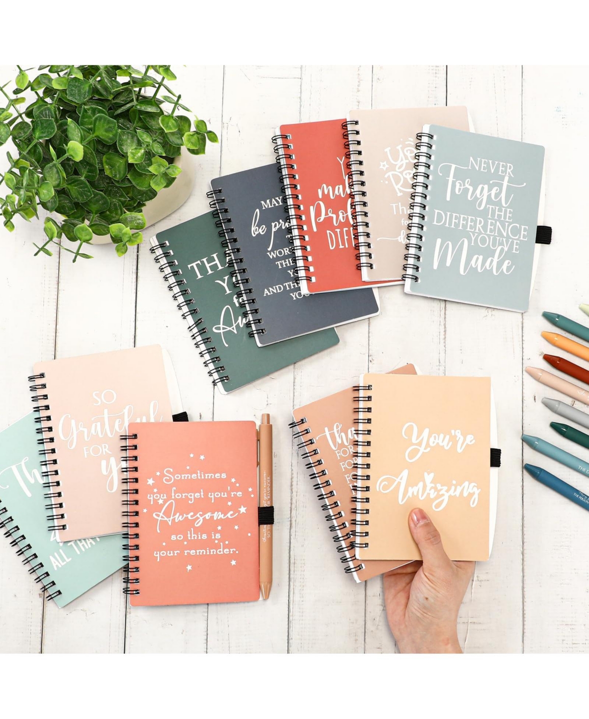 Danrong Bulk A6 Notebook And Pen Set Inspirational Appreciation Gifts For Staff Coworkers Teachers