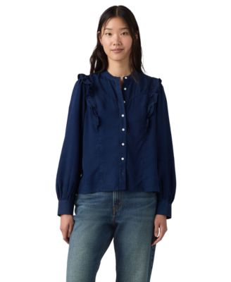 Women's Jessie Western Plaid Flannel Blouse
