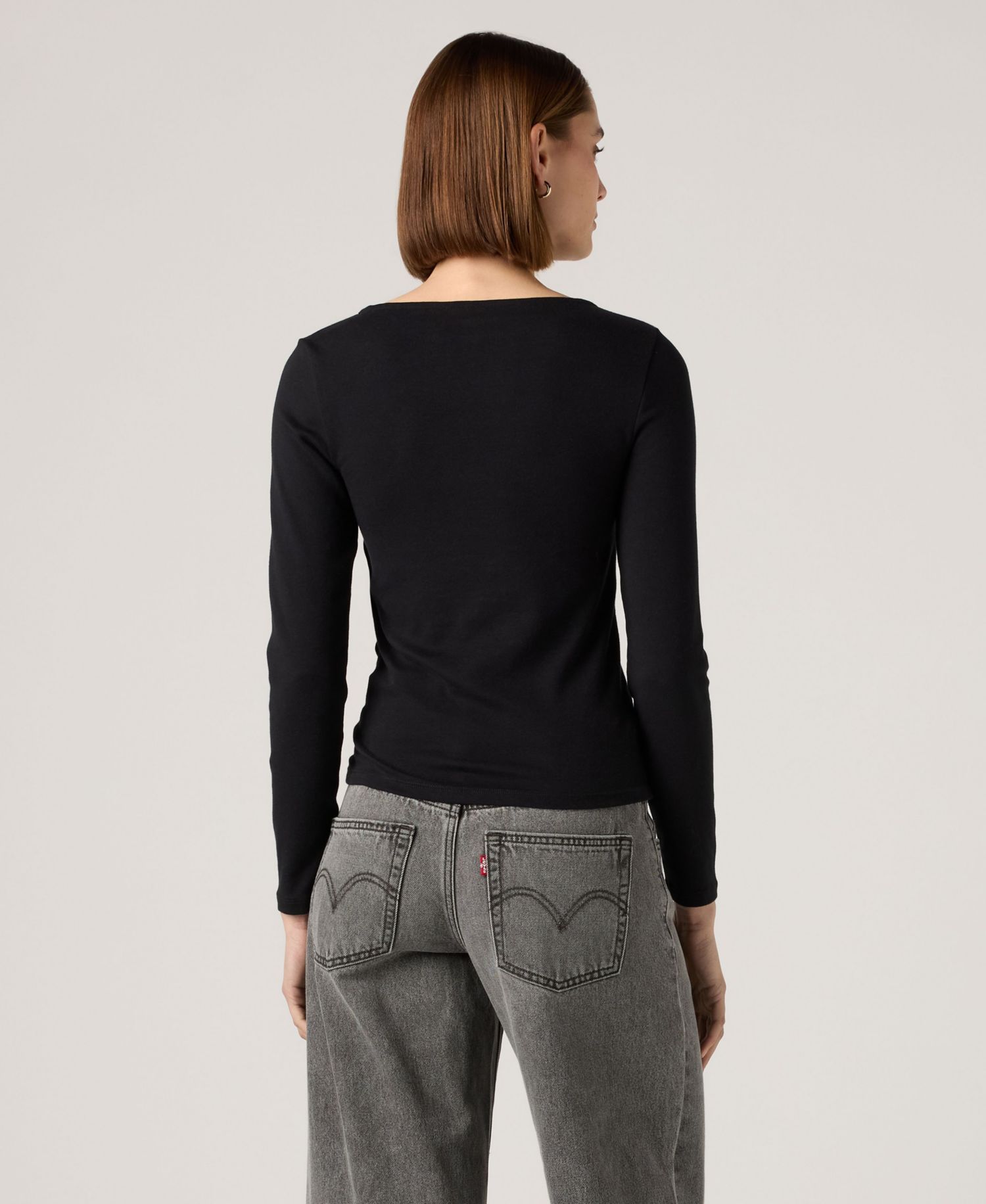 Women's Allie Boatneck Long-Sleeve Asymmetrical T-Shirt