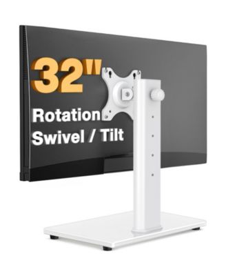 Universal VESA Height-Adjustable Swivel Desk Mount Stand for Monitors Up to 32 Inches