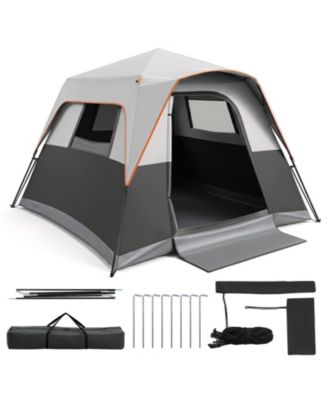 6-Person Outdoor Camping Tent with Rainfly and Carrying Bag