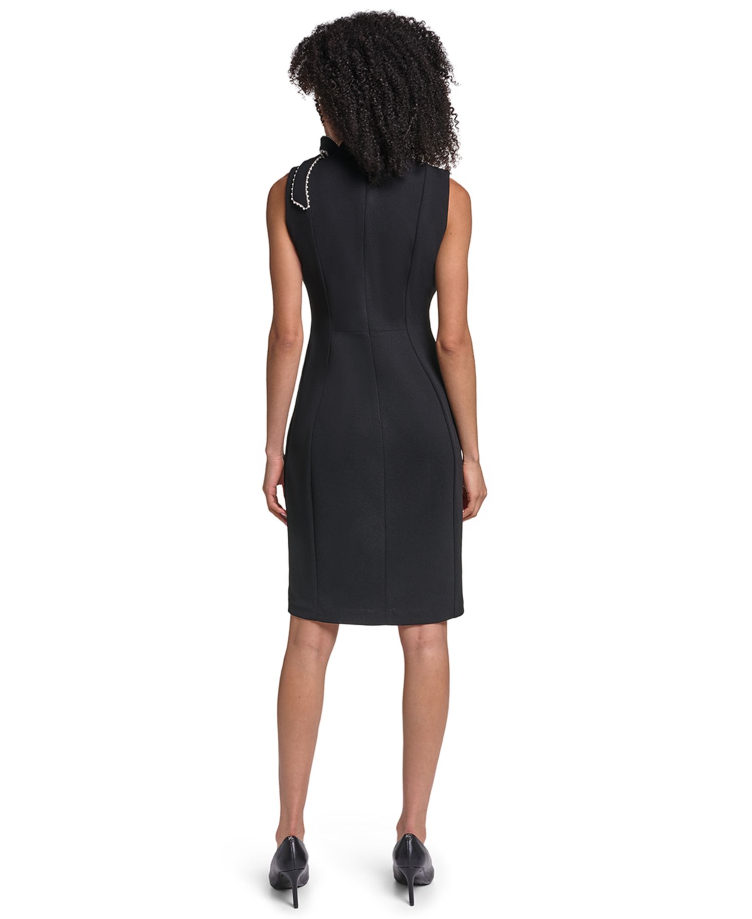 S/L MOCK NECK BOW SHEATH