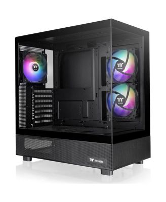 View 270 Plus Tempered Glass ARGB Fans E-ATX Mid-Tower Case Compatible with ATX Motherboards