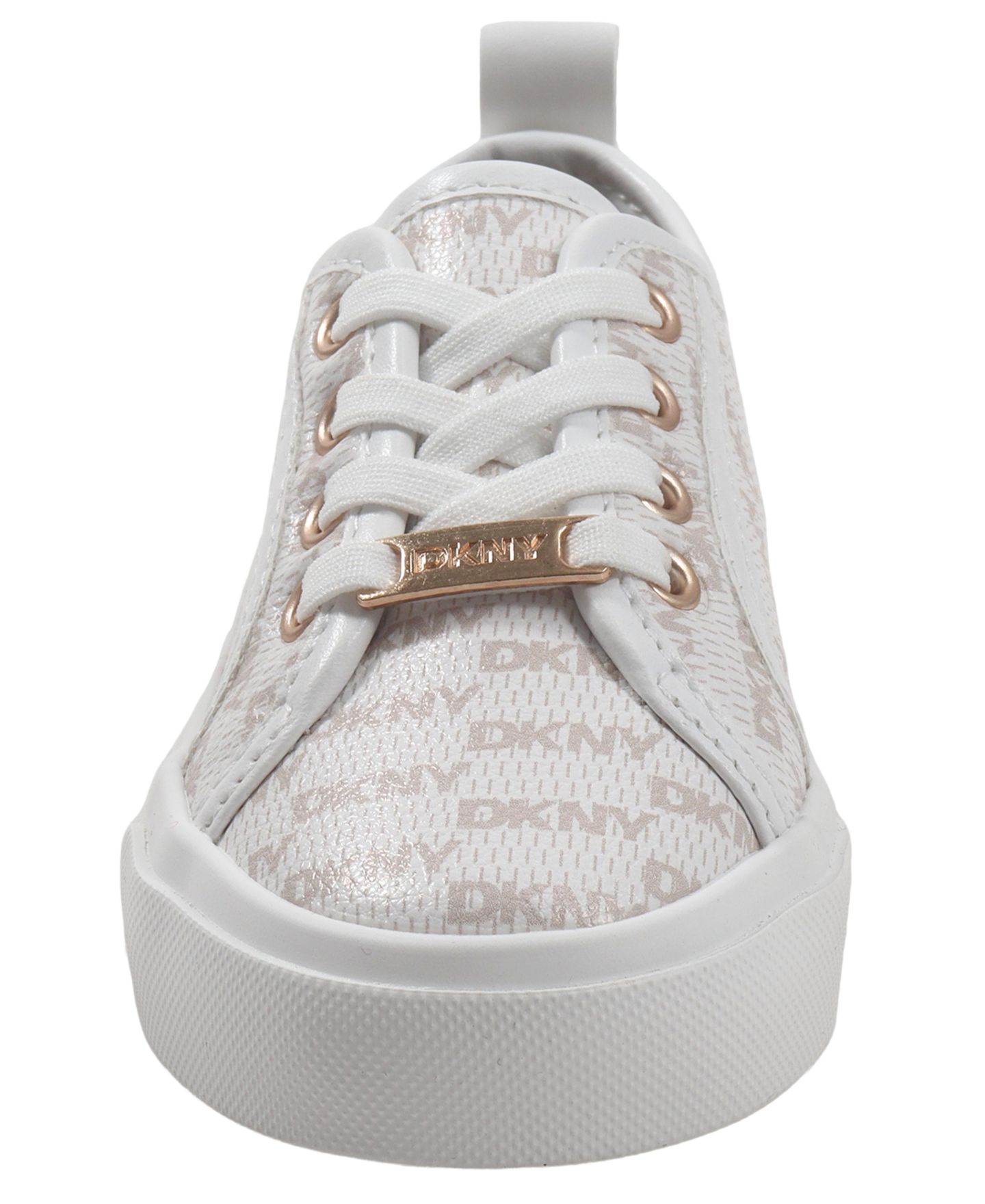 Кроссовки DKNY Hannah Cam Low-Top Lace-Up для девочек-малышей, цвет: Кремовый — фото 6